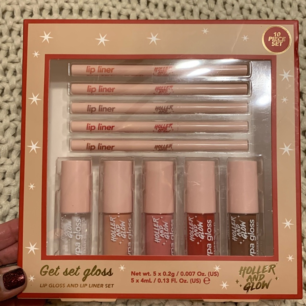 Lip glosss, lip liner gift set💋💋
